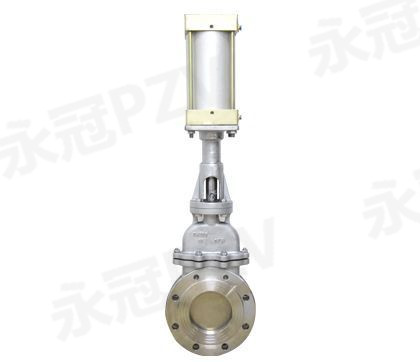 氣動(dòng)不銹鋼暗桿刀閘閥DMZ673W