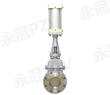 氣動(dòng)不銹鋼暗桿刀閘閥DMZ673W