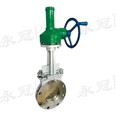 手動(dòng)傘齒輪不銹鋼刀閘閥PZ573W1